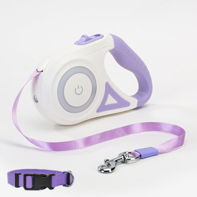 Retractable Spotlight Pet Dog Leash
