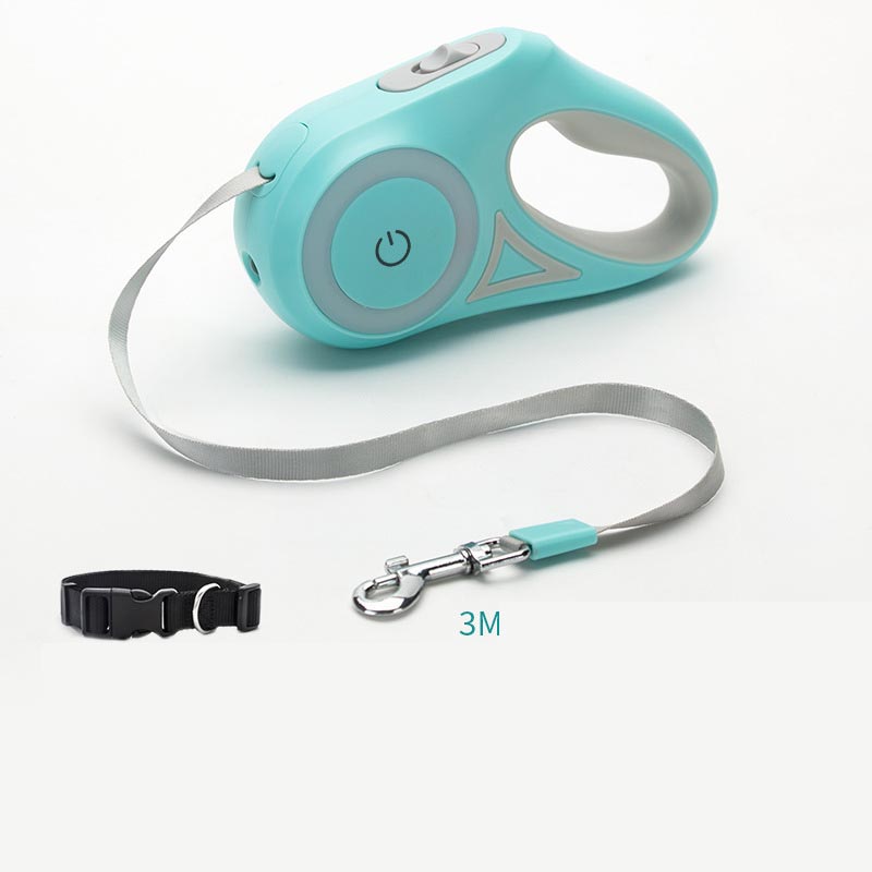 Retractable Spotlight Pet Dog Leash