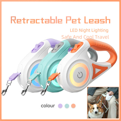 Retractable Spotlight Pet Dog Leash