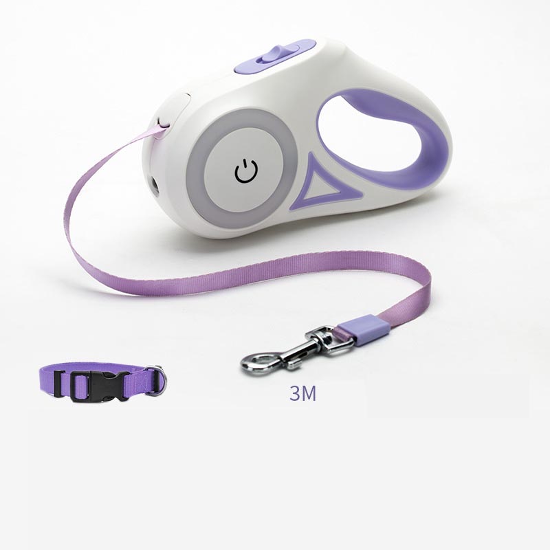 Retractable Spotlight Pet Dog Leash