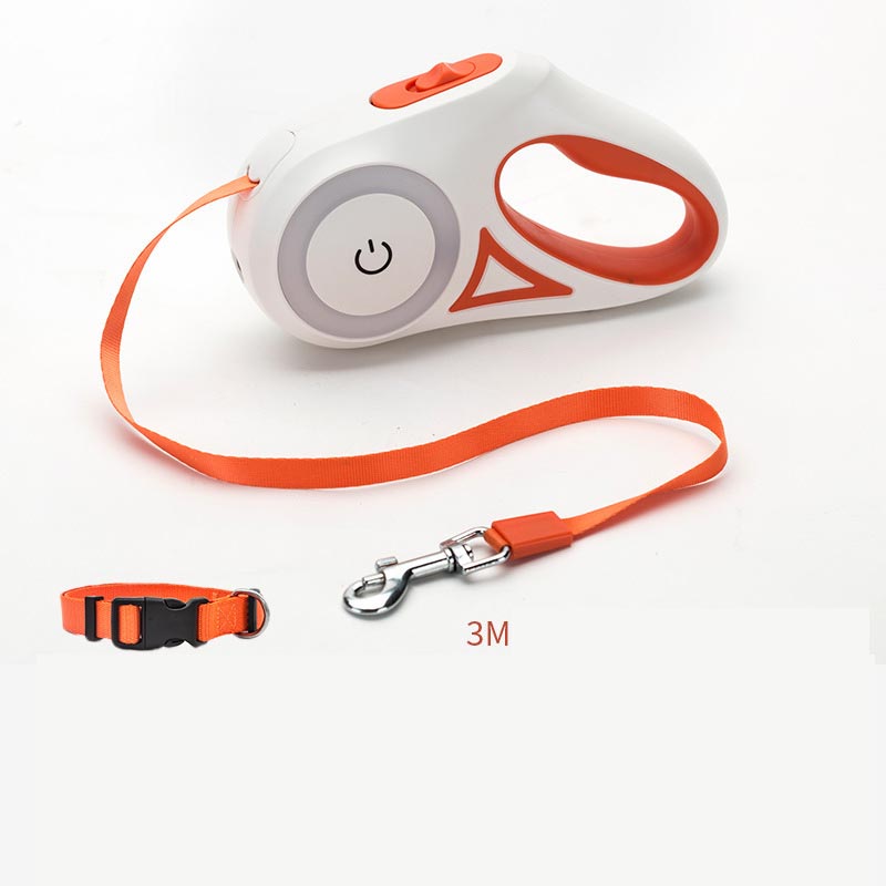 Retractable Spotlight Pet Dog Leash
