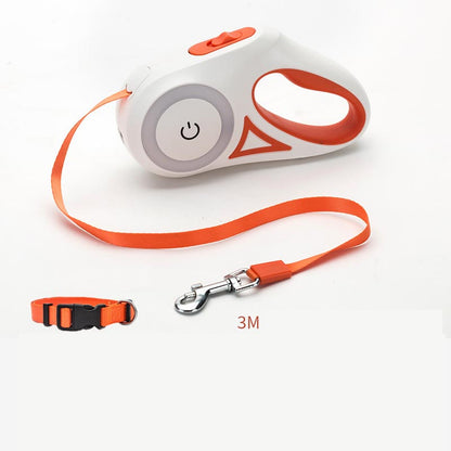 Retractable Spotlight Pet Dog Leash
