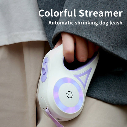 Retractable Spotlight Pet Dog Leash