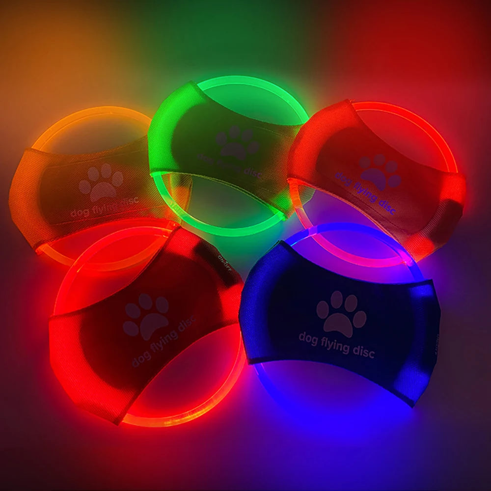 LED Luminous Pet Flying Training Discs