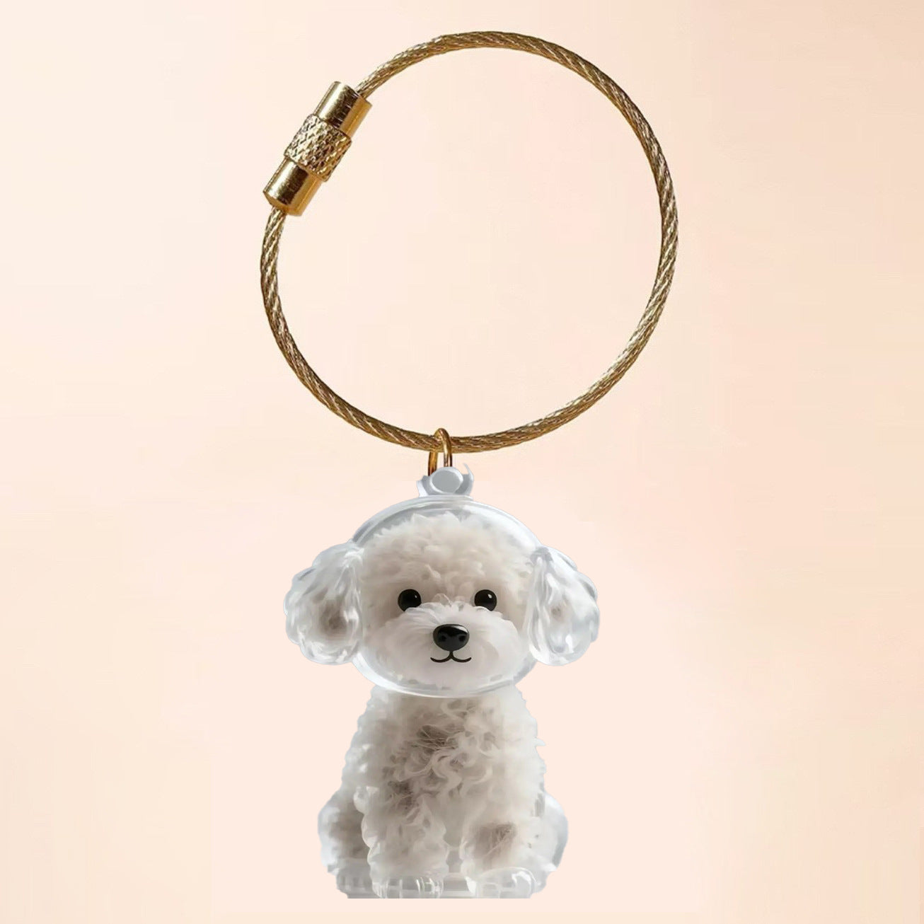 Pet Hair Keychain
