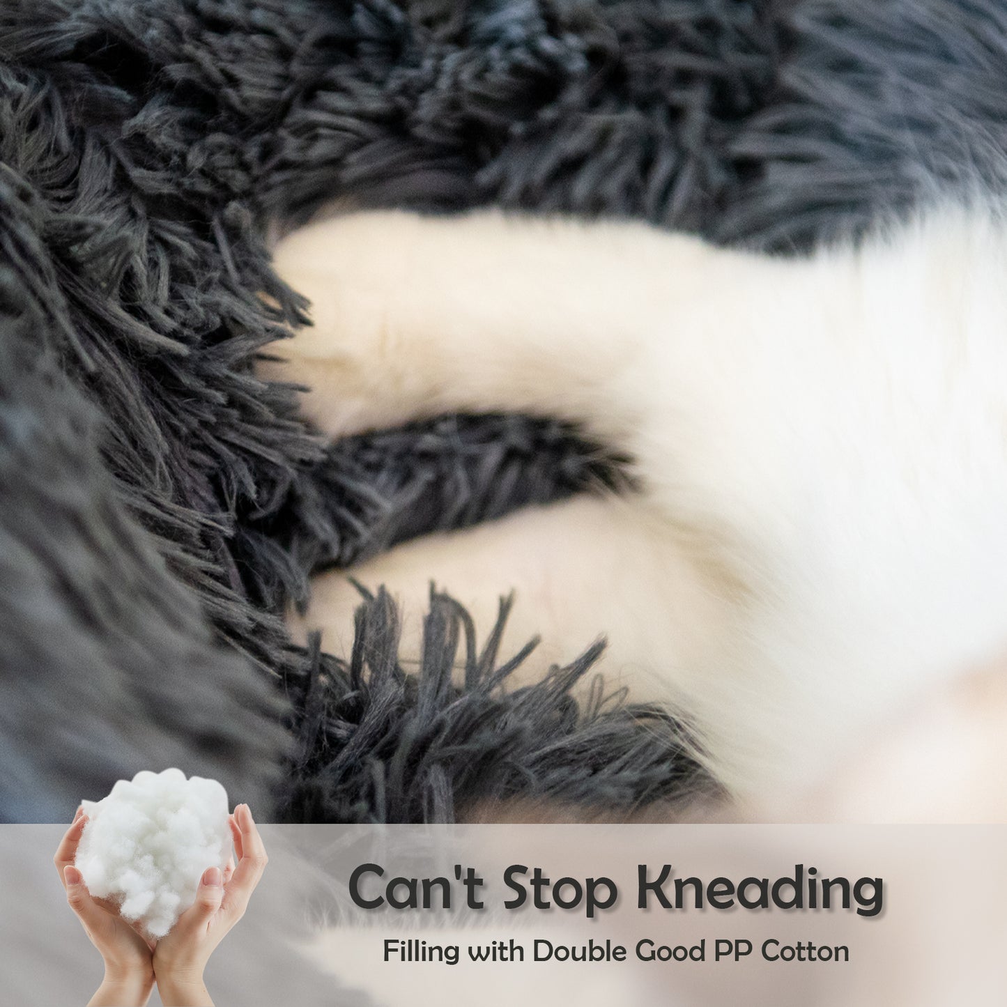 Round Plush Cat Kennel Sleep Donut Bed