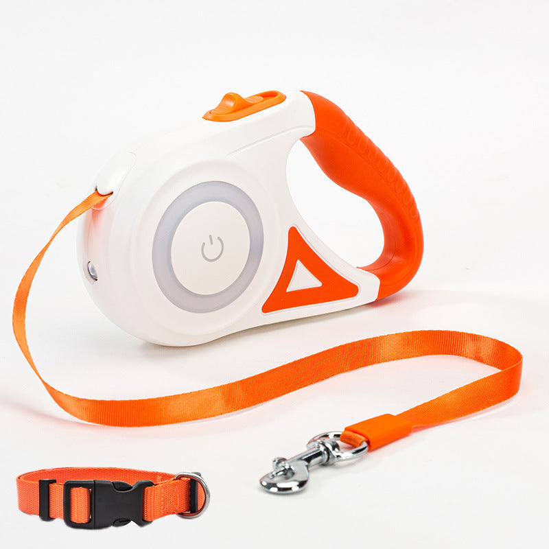 Retractable Spotlight Pet Dog Leash